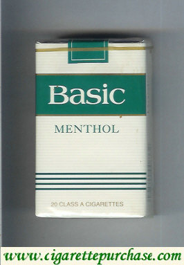 Basic Menthol cigarettes Filter soft box